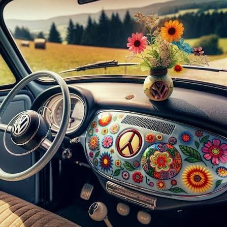 why did the Volkswagen Beetle have a flower vase